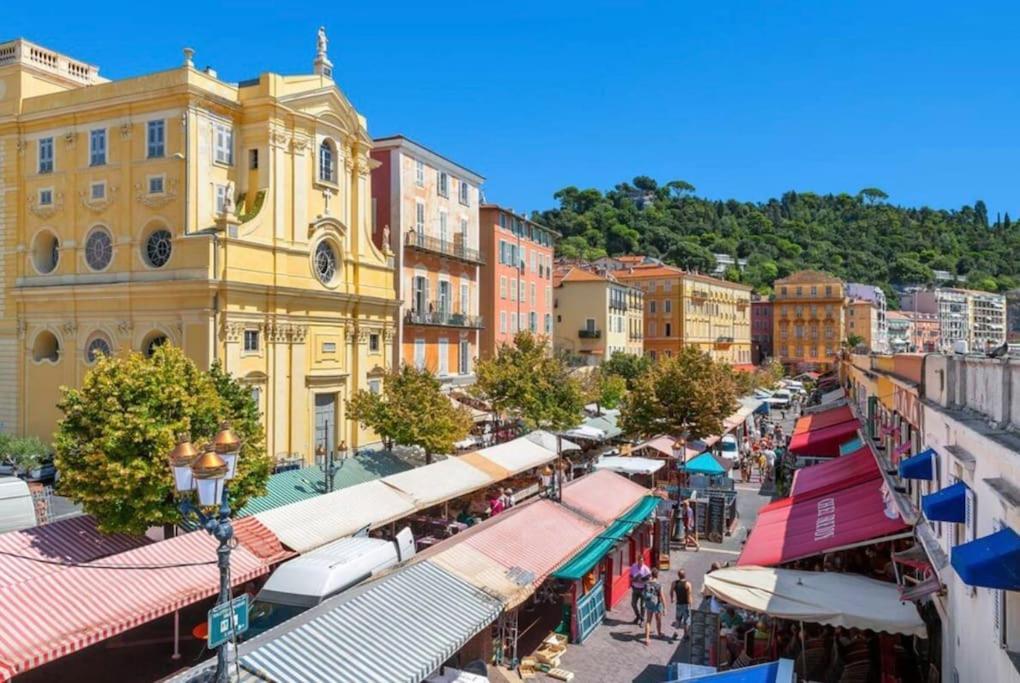 Studio A Louer Au Coeur Du Carre Dor A Nice, Rue Dalpozzo A 150 Metres Des Plages Kültér fotó